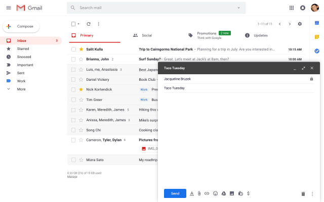 Soạn email siêu tốc với tính năng Smart Compose trên Gmail